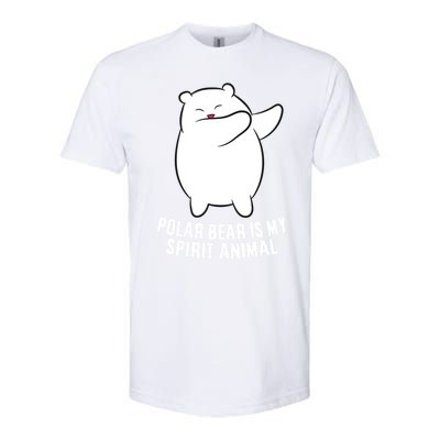 My Spirit Animal Is A Polar Bear Cute Polar Bear Lover Gift Softstyle CVC T-Shirt