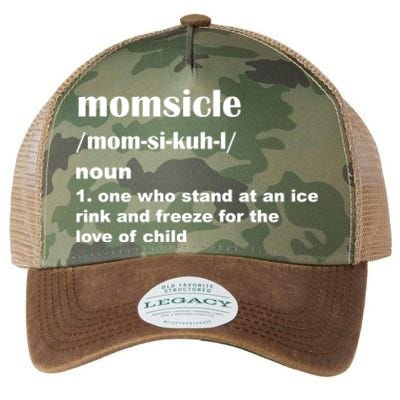 Momsicle Sits At Hockey Rink For Love Of Her Gift Legacy Tie Dye Trucker Hat