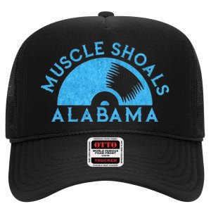 Muscle Shoals Alabama Music City Recording Studio Capital High Crown Mesh Back Trucker Hat