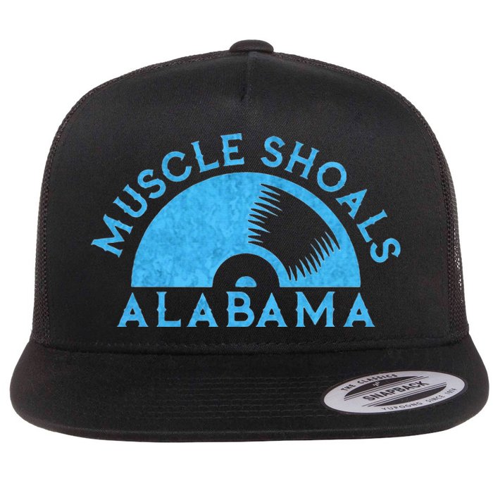 Muscle Shoals Alabama Music City Recording Studio Capital Flat Bill Trucker Hat