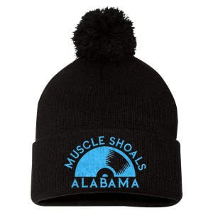 Muscle Shoals Alabama Music City Recording Studio Capital Pom Pom 12in Knit Beanie