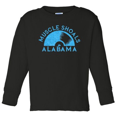 Muscle Shoals Alabama Music City Recording Studio Capital Toddler Long Sleeve Shirt