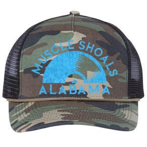 Muscle Shoals Alabama Music City Recording Studio Capital Retro Rope Trucker Hat Cap