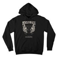 Muscle Shoals Alabama Vintage Guitar Wings Tall Hoodie