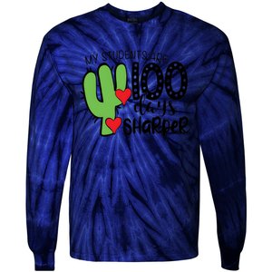 My Students Are 100 Days Sharper Tie-Dye Long Sleeve Shirt