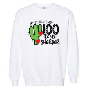 My Students Are 100 Days Sharper Garment-Dyed Sweatshirt