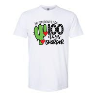 My Students Are 100 Days Sharper Softstyle CVC T-Shirt