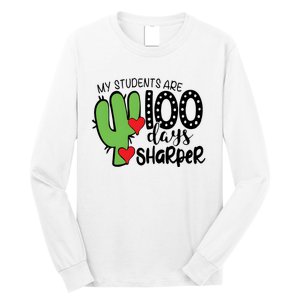 My Students Are 100 Days Sharper Long Sleeve Shirt