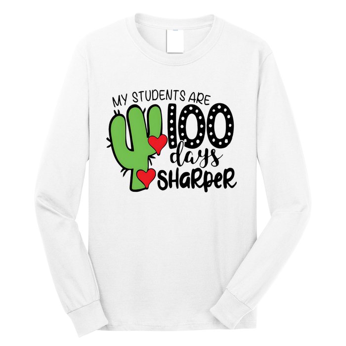 My Students Are 100 Days Sharper Long Sleeve Shirt