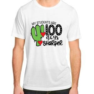 My Students Are 100 Days Sharper Adult ChromaSoft Performance T-Shirt