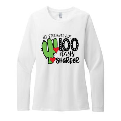 My Students Are 100 Days Sharper Womens CVC Long Sleeve Shirt