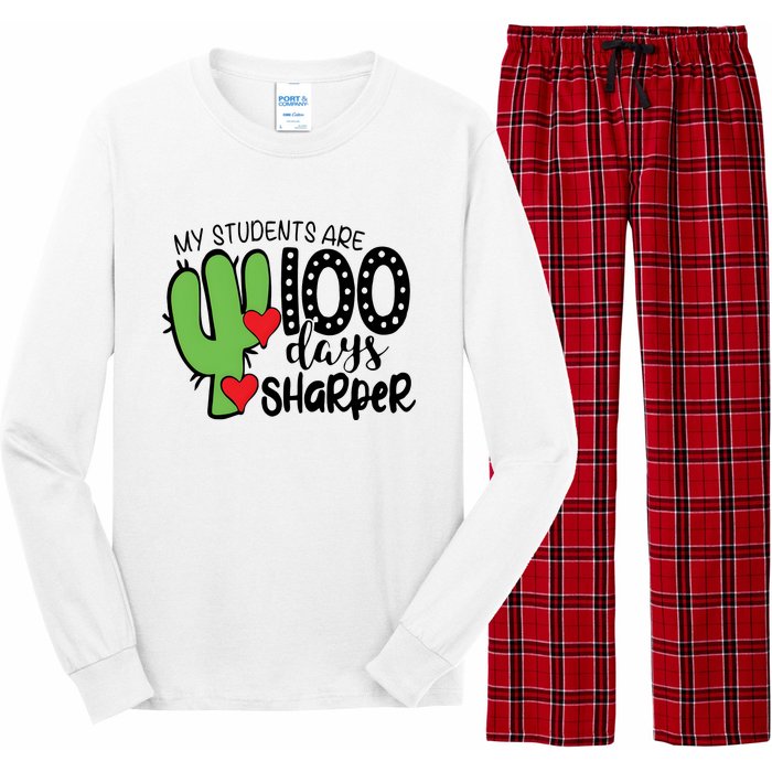 My Students Are 100 Days Sharper Long Sleeve Pajama Set