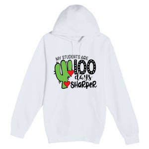 My Students Are 100 Days Sharper Premium Pullover Hoodie