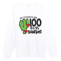 My Students Are 100 Days Sharper Premium Crewneck Sweatshirt