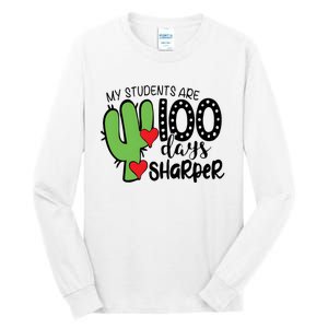 My Students Are 100 Days Sharper Tall Long Sleeve T-Shirt