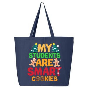 My Students Are Smart Cookies Christmas Teacher Funny Gifts For Teacher 25L Jumbo Tote