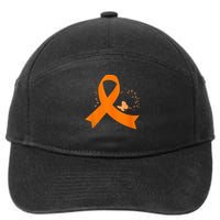 Multiple Sclerosis Awareness For Multiple Sclerosis Survivor 7-Panel Snapback Hat