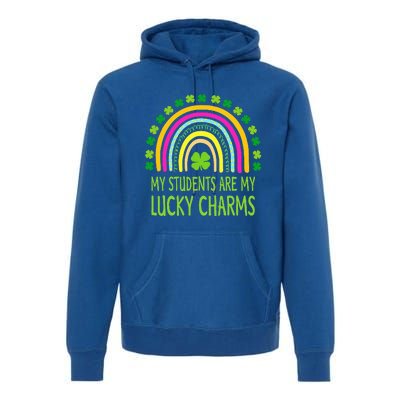 My Students Are My Charms Teacher St Patricks Day Premium Hoodie