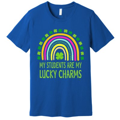 My Students Are My Charms Teacher St Patricks Day Premium T-Shirt