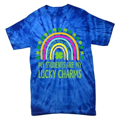 My Students Are My Charms Teacher St Patricks Day Tie-Dye T-Shirt