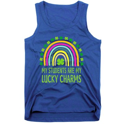 My Students Are My Charms Teacher St Patricks Day Tank Top