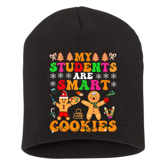 My Students Are Smart Cookies Christmas Teacher Short Acrylic Beanie