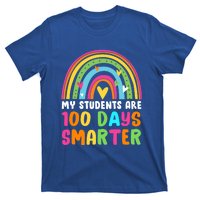 My Students Are 100 Days Smarter Rainbow Teacher Gift T-Shirt