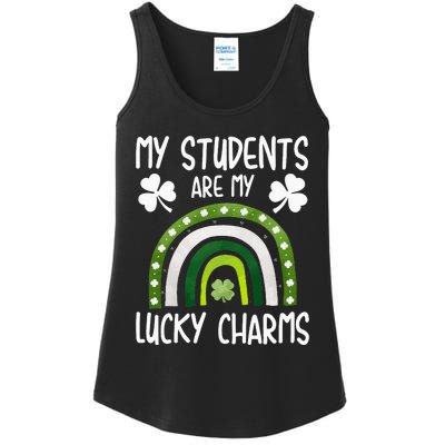 My Students Are My Lucky Charms St Paddy's Day Ladies Essential Tank