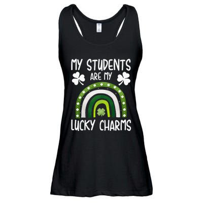 My Students Are My Lucky Charms St Paddy's Day Ladies Essential Flowy Tank