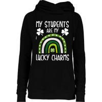 My Students Are My Lucky Charms St Paddy's Day Womens Funnel Neck Pullover Hood