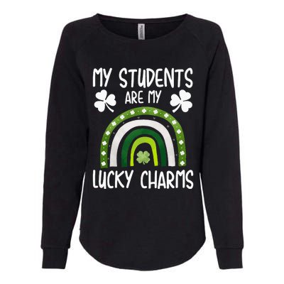 My Students Are My Lucky Charms St Paddy's Day Womens California Wash Sweatshirt