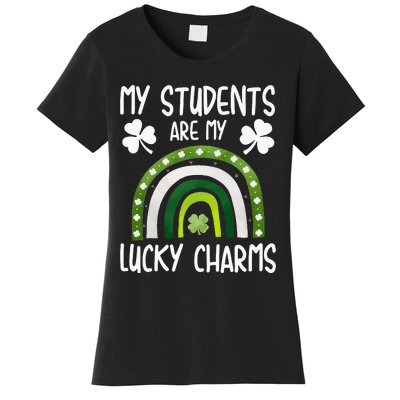 My Students Are My Lucky Charms St Paddy's Day Women's T-Shirt