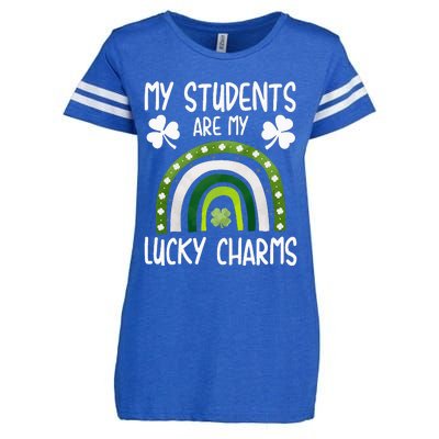 My Students Are My Lucky Charms St Paddy's Day Enza Ladies Jersey Football T-Shirt