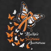 Multiple Sclerosis Awareness Butterflies Gift Adult Drive Performance Visor