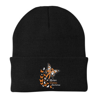 Multiple Sclerosis Awareness Butterflies Gift Knit Cap Winter Beanie