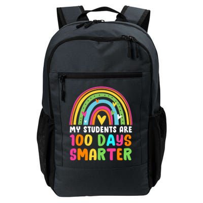 My Students Are 100 Days Smarter Rainbow Teacher Meaningful Gift Daily Commute Backpack