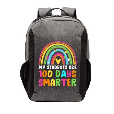 My Students Are 100 Days Smarter Rainbow Teacher Meaningful Gift Vector Backpack