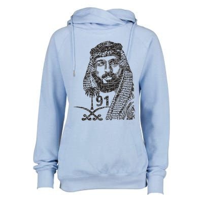 Mbs Saudi Arabia National Day Gift 91 Gift Womens Funnel Neck Pullover Hood