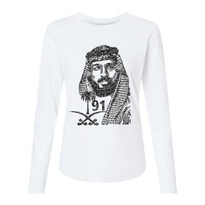 Mbs Saudi Arabia National Day Gift 91 Gift Womens Cotton Relaxed Long Sleeve T-Shirt