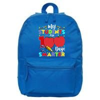 My Students Are 100 Days Smarter School Gift Meaningful Gift 16 in Basic Backpack