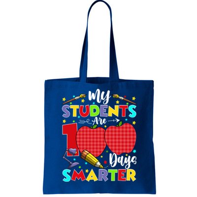 My Students Are 100 Days Smarter School Gift Meaningful Gift Tote Bag