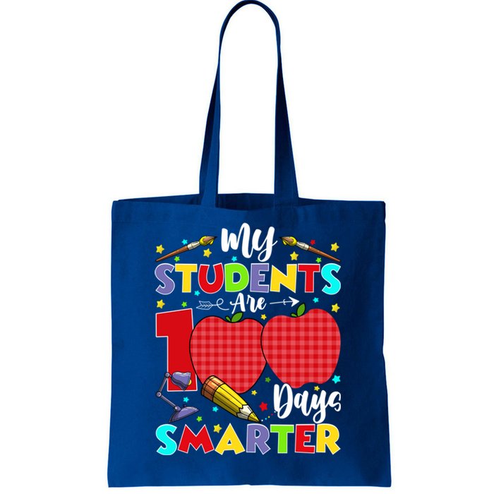 My Students Are 100 Days Smarter School Gift Meaningful Gift Tote Bag