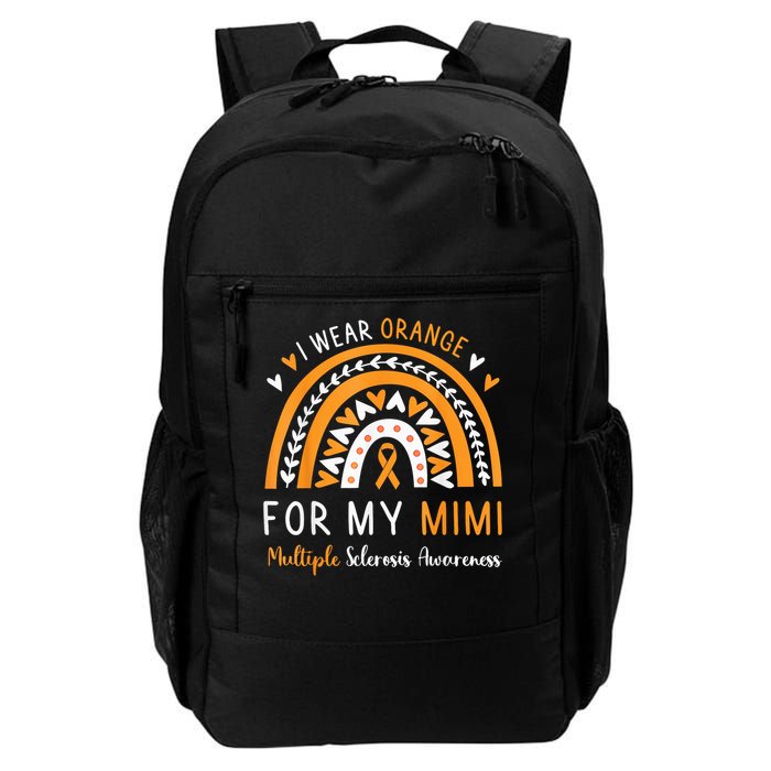 Multiple Sclerosis Awareness I Wear Orange For My Mimi Backpack