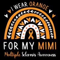 Multiple Sclerosis Awareness I Wear Orange For My Mimi Backpack