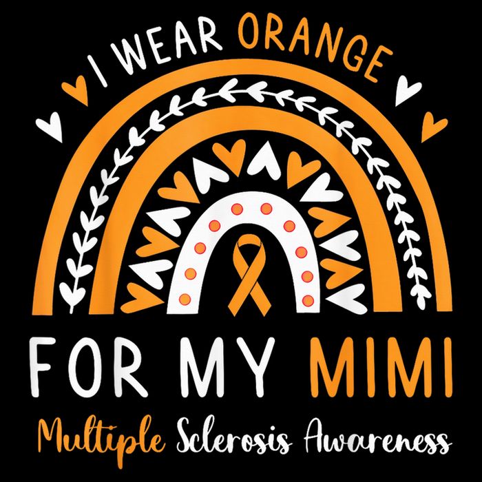 Multiple Sclerosis Awareness I Wear Orange For My Mimi Backpack