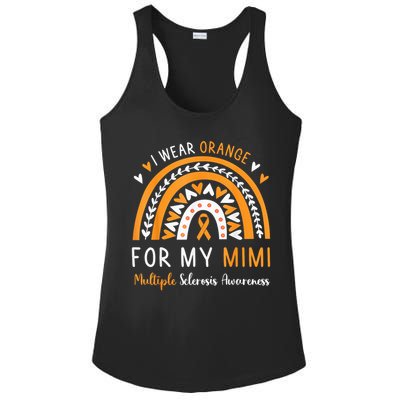 Multiple Sclerosis Awareness I Wear Orange For My Mimi Ladies PosiCharge Competitor Racerback Tank