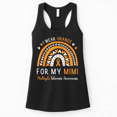 Multiple Sclerosis Awareness I Wear Orange For My Mimi Womens Tank Top