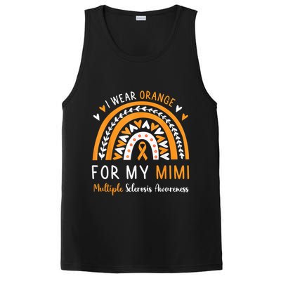 Multiple Sclerosis Awareness I Wear Orange For My Mimi PosiCharge Competitor Tank