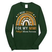 Multiple Sclerosis Awareness I Wear Orange For My Mimi Long Sleeve Shirt