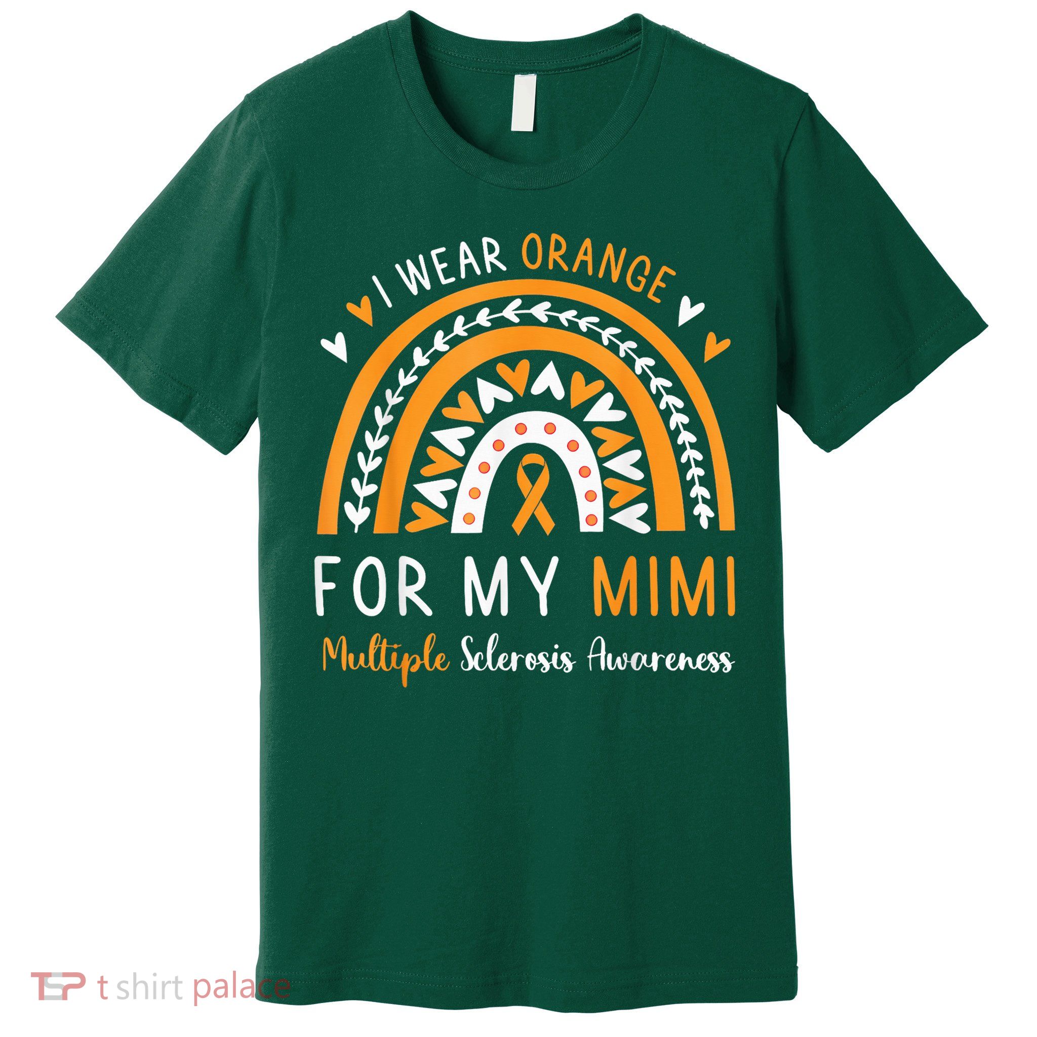 Multiple Sclerosis Awareness I Wear Orange For My Mimi Premium T-Shirt
